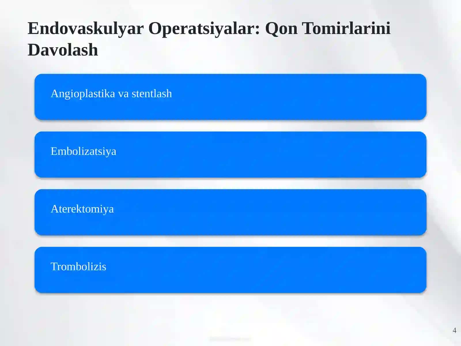 Og'riqsizlantirish va Xirurgiya: Zamonaviy Yondashuvlar 4
