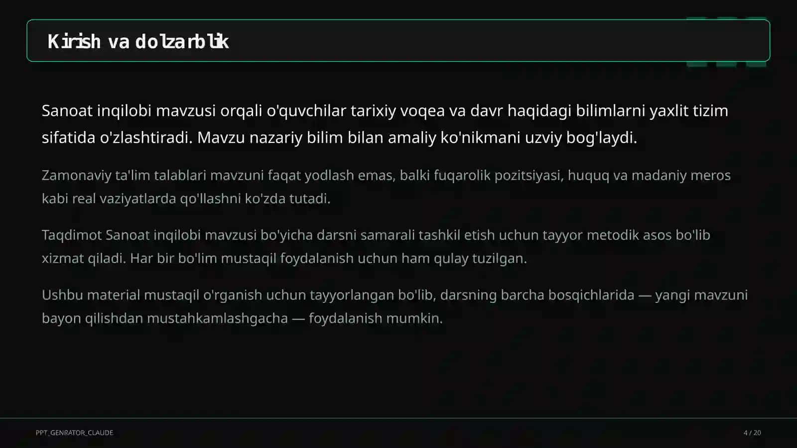 Sanoat inqilobi (9-sinf) 2