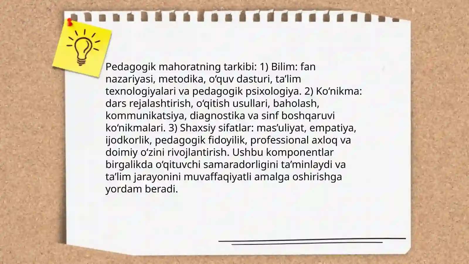 Pedagogik mahorat haqida tushuncha va uning o‘qituvchi faoliyatida tutgan o‘rni 4