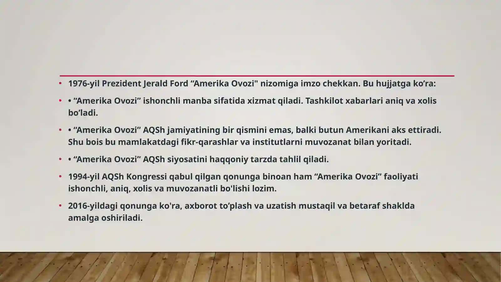 AMERIKA OVOZI XALQARO TELEKANAL SIFATIDA 4