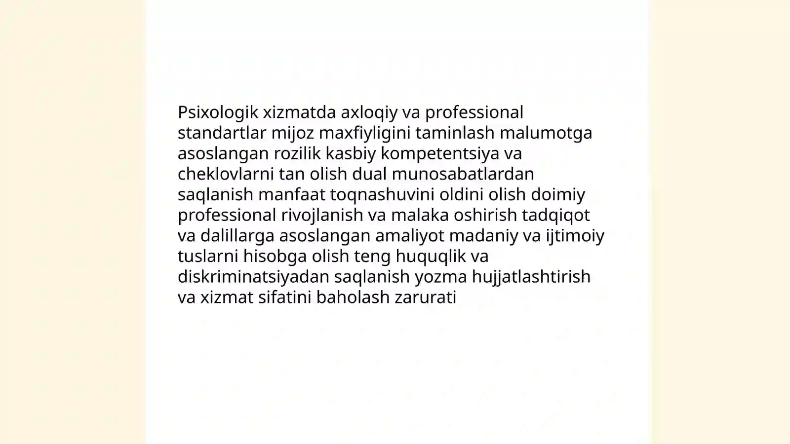 Psixolog kasbiy faoliyati va psixologiya metodlari 4