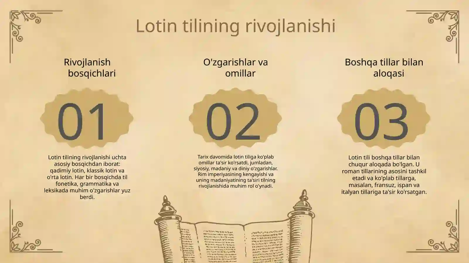 Lotin tili tarixi 4