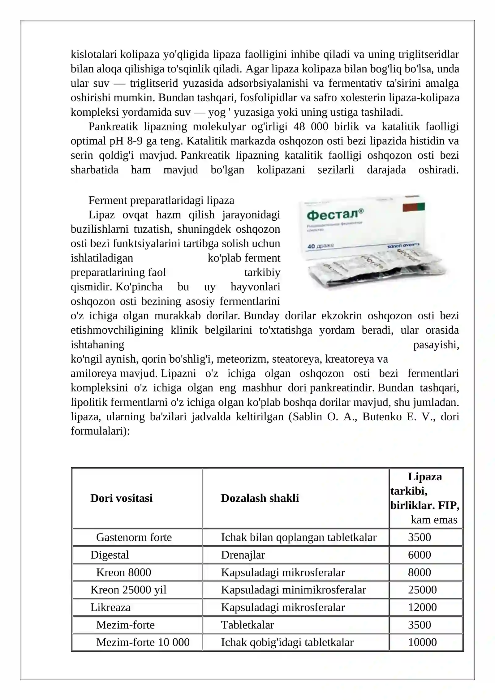 Fermentlarning tibbiyotda ahamiyati 4