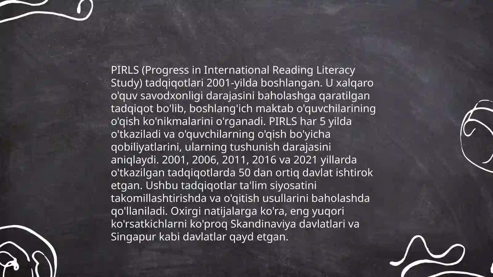 O'qish Savodxonligi va uning ahamiyati 4
