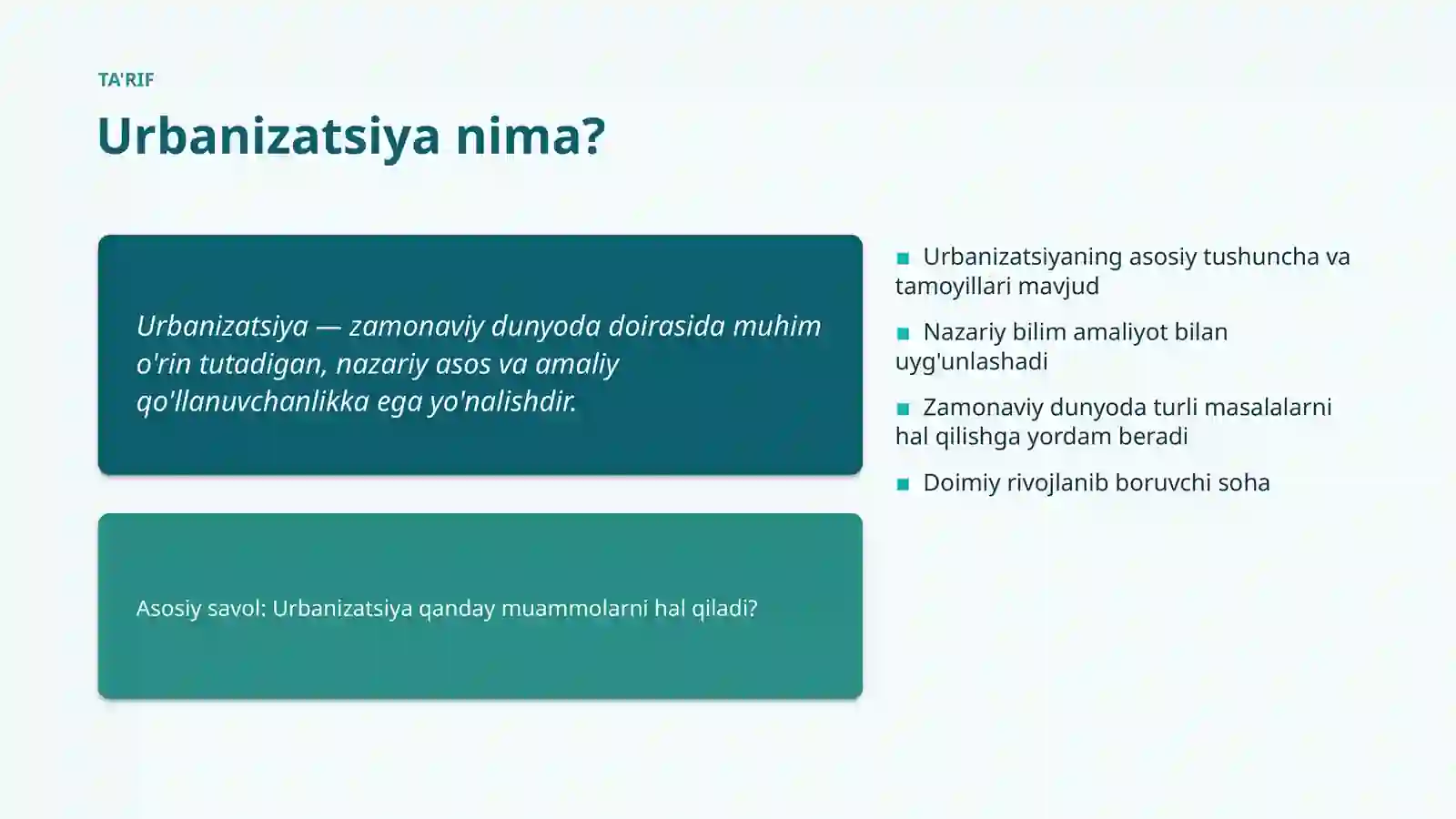 Urbanizatsiya 4