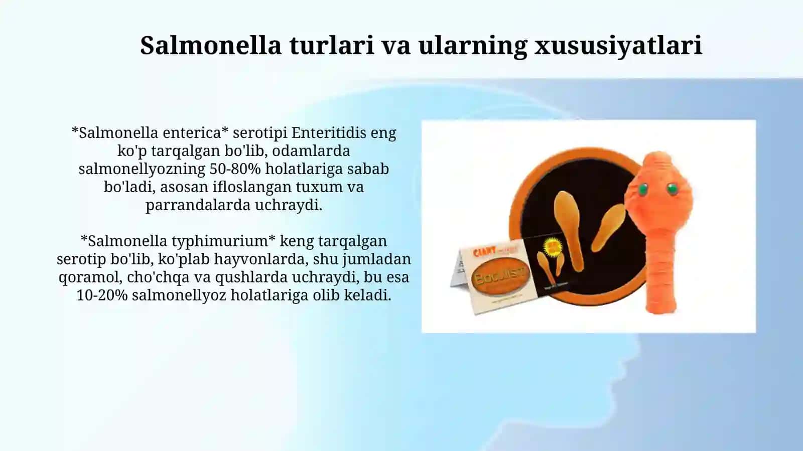 Salmonella bilan Botulizmkuzgatuvchilarixaqida 4