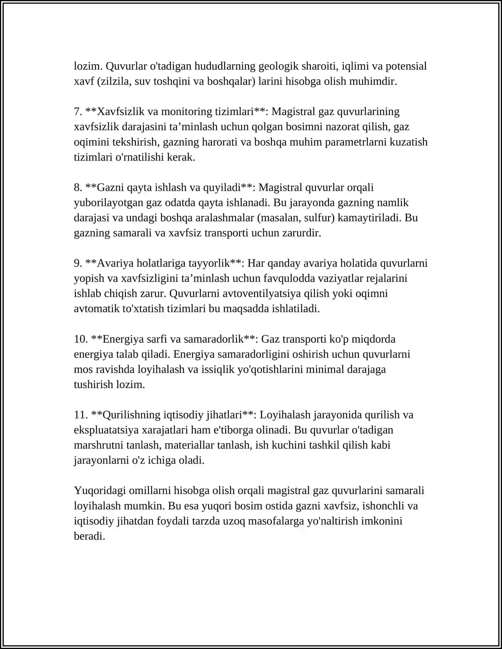 MAGISTRAL GAZ QUVURLARDAGI INSHOATLAR 4