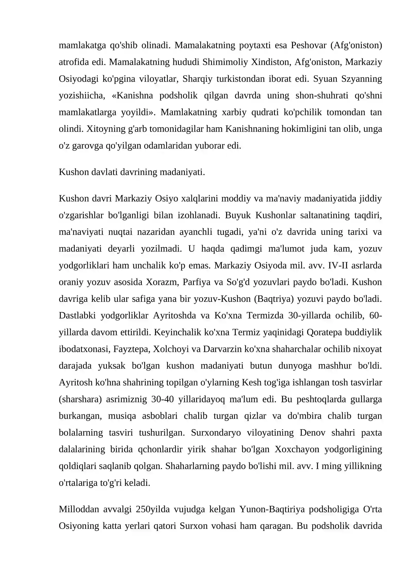Kushon davlatinig kelib chiqishi 4