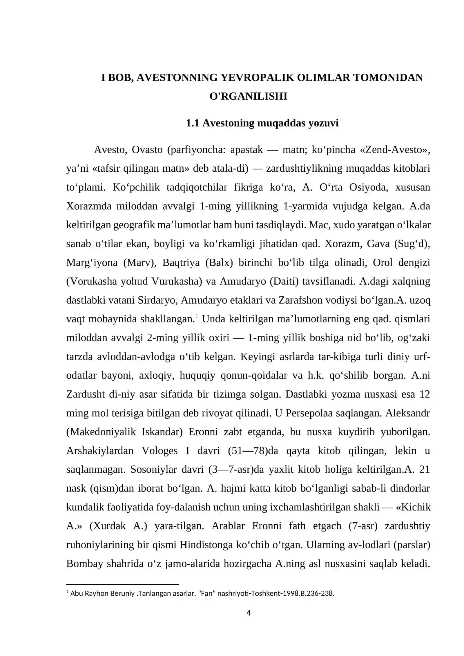 Avestoning oʻrganilish tarixi 4