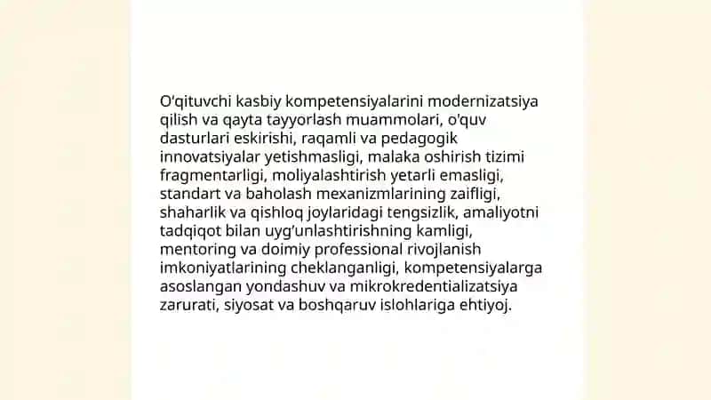 Yosh va pedagogik fanlarning tadqiqot yo'nalishlari va zamonaviy sharoitda asosiy muammolar 4