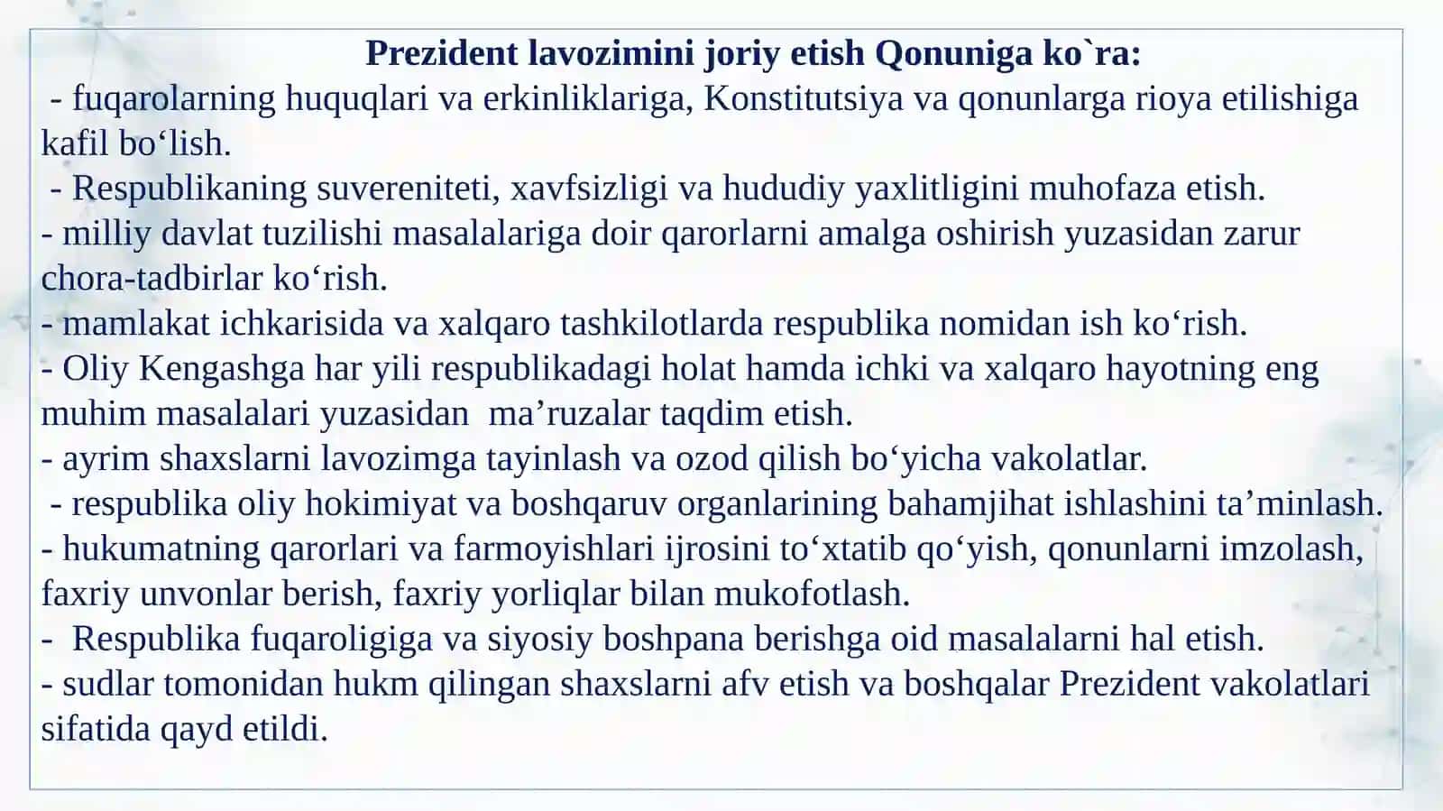 O‘ZBEKISTONNING ENG YANGI TARIXI 4