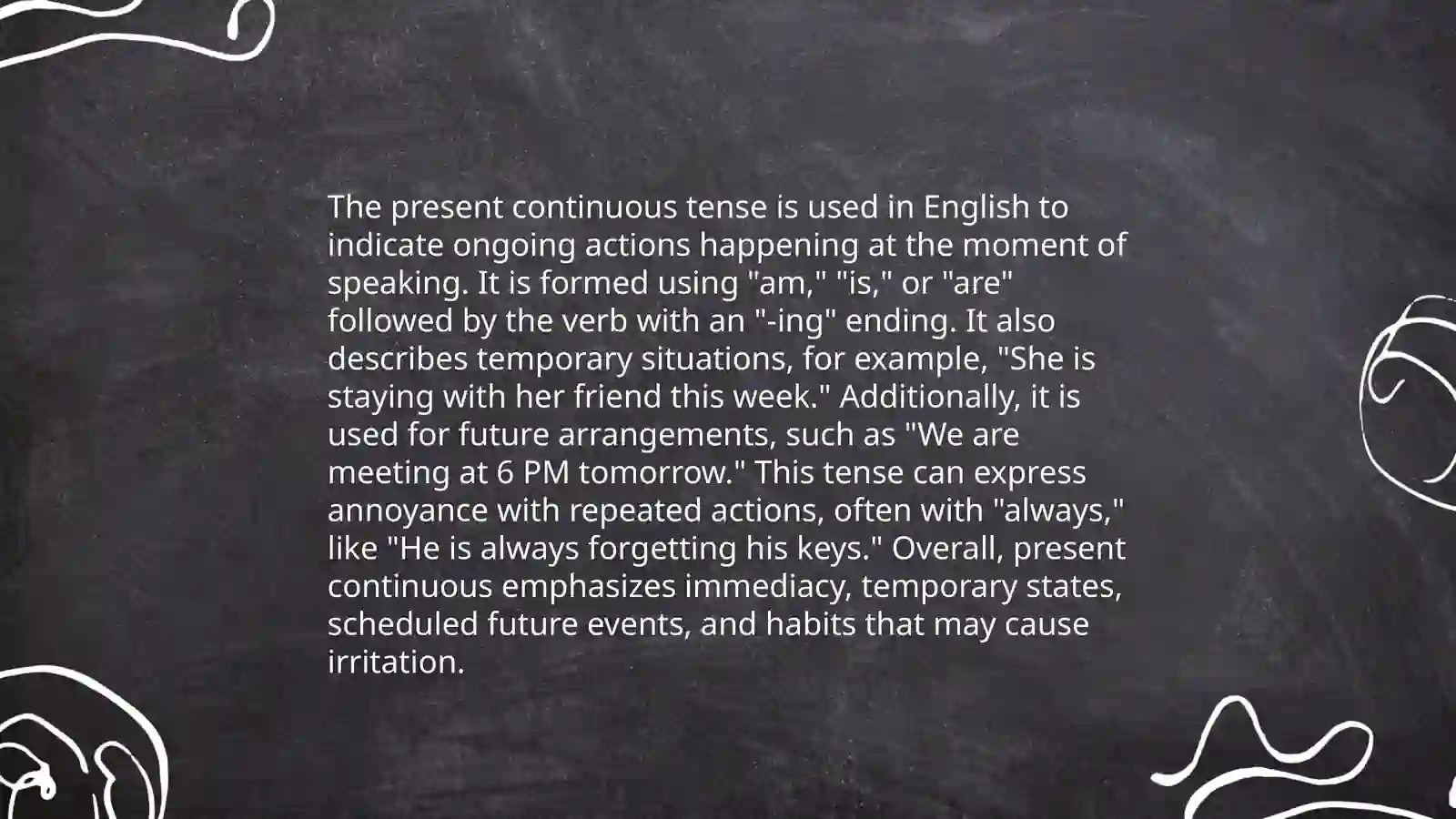 Present Continuous 4