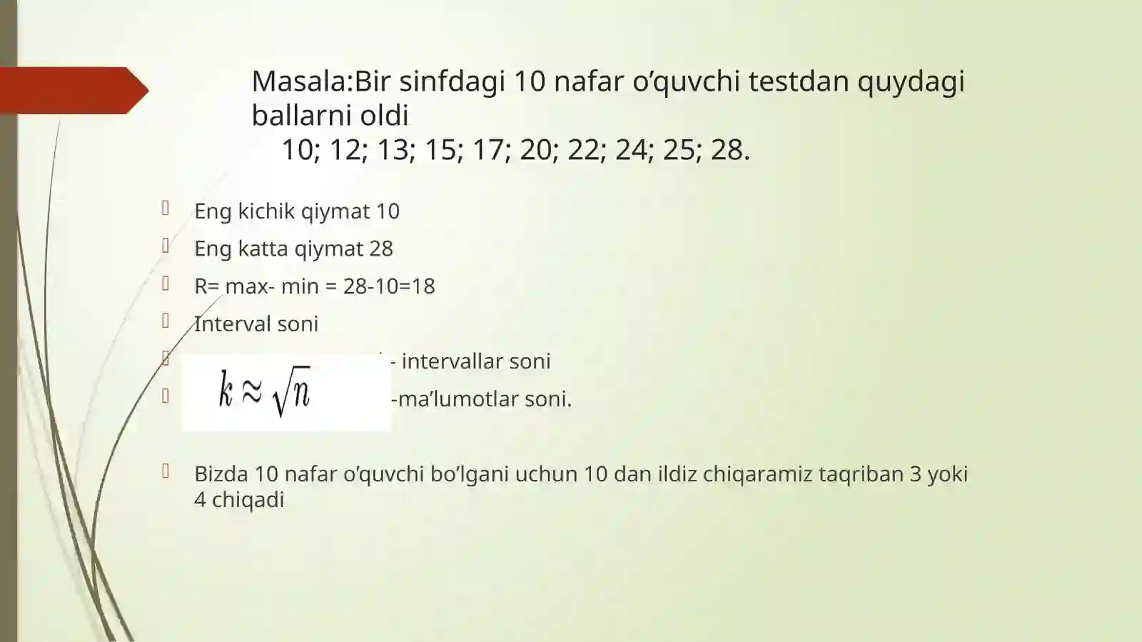 Poligon va histogrammalar 4