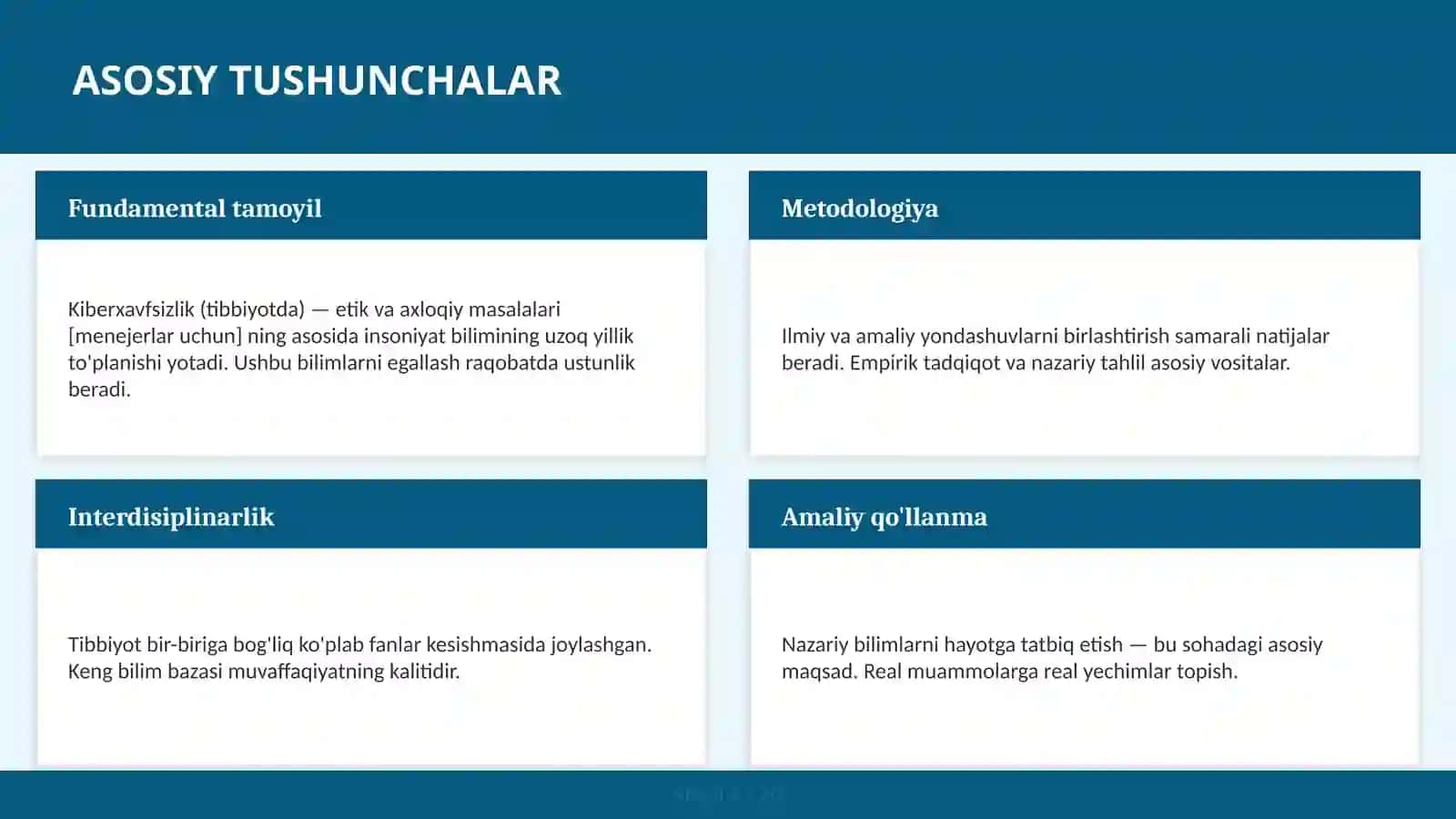 KIBERXAVFSIZLIK (TIBBIYOTDA) — ETIK VA AXLOQIY MASALALARI [MENEJERLAR UCHUN] 4