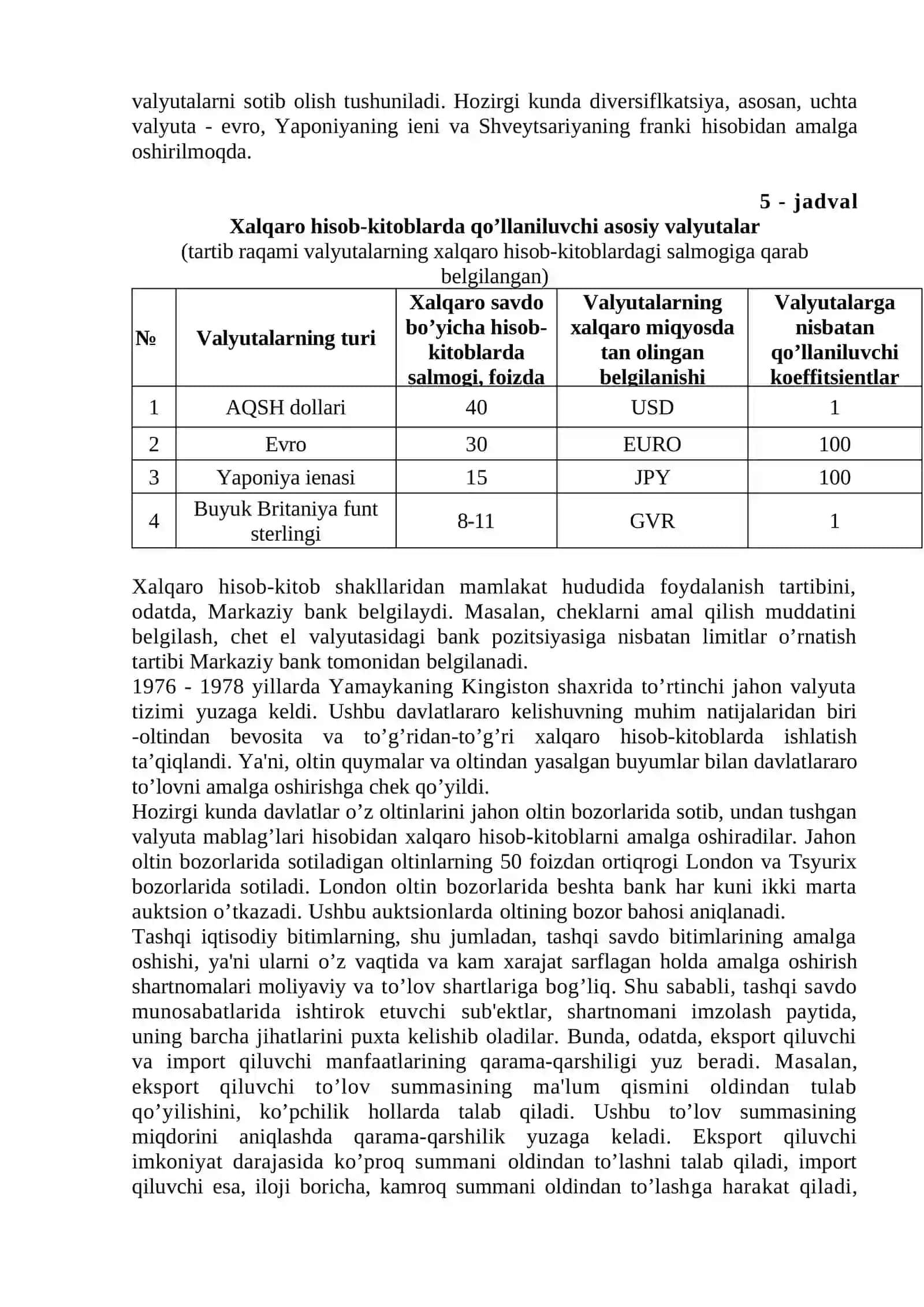 Xalqaro hisob-kitoblar 4