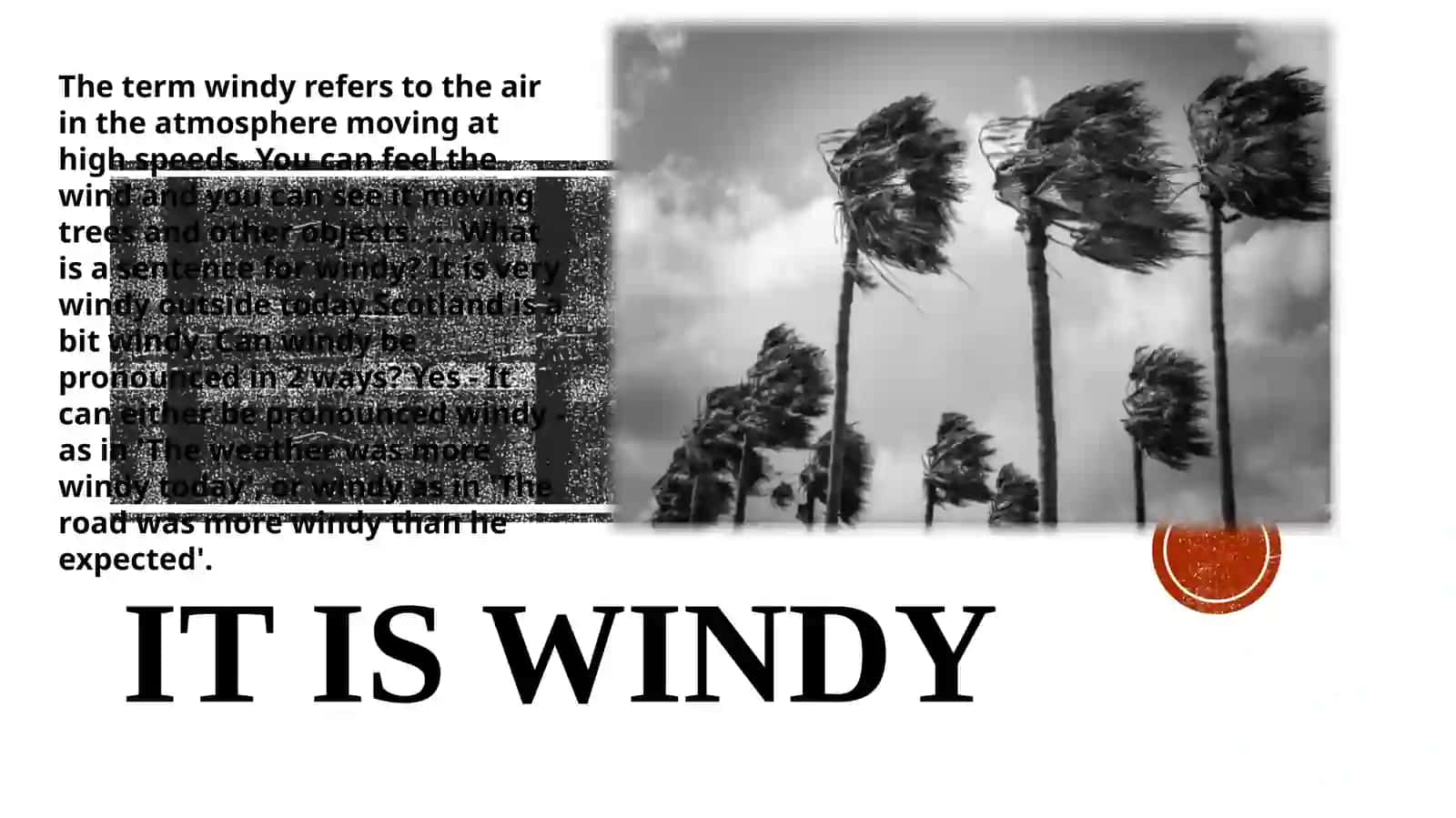 Weather in English 4