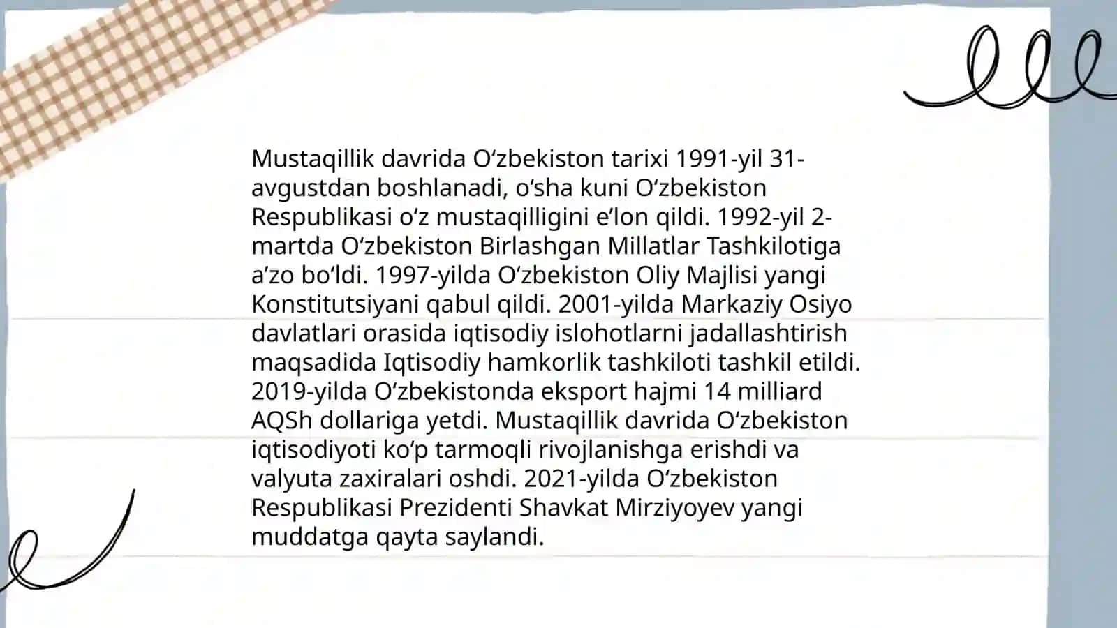 O‘zbekistoning eng yangi tarixi oquv fanining predmeti maqsadi va vazifalari 4