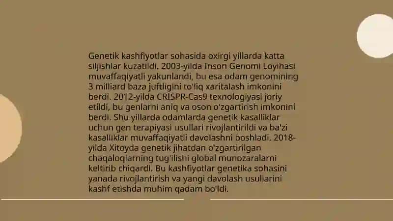 Irsiy kasalliklar 4