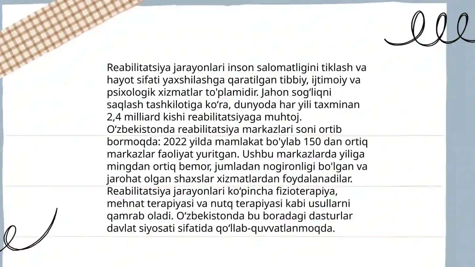 Tayanch harakat a'zolari shikastlangan bolalar 4
