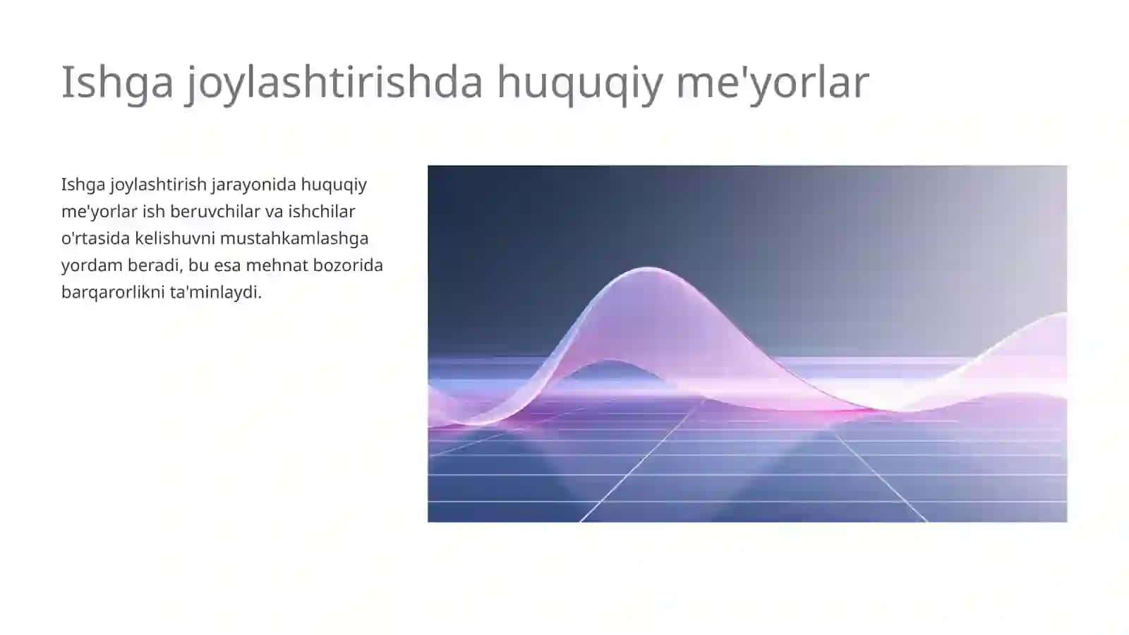 Bandlik va ishga joylashtirishni huquqiy tartibga solish 4