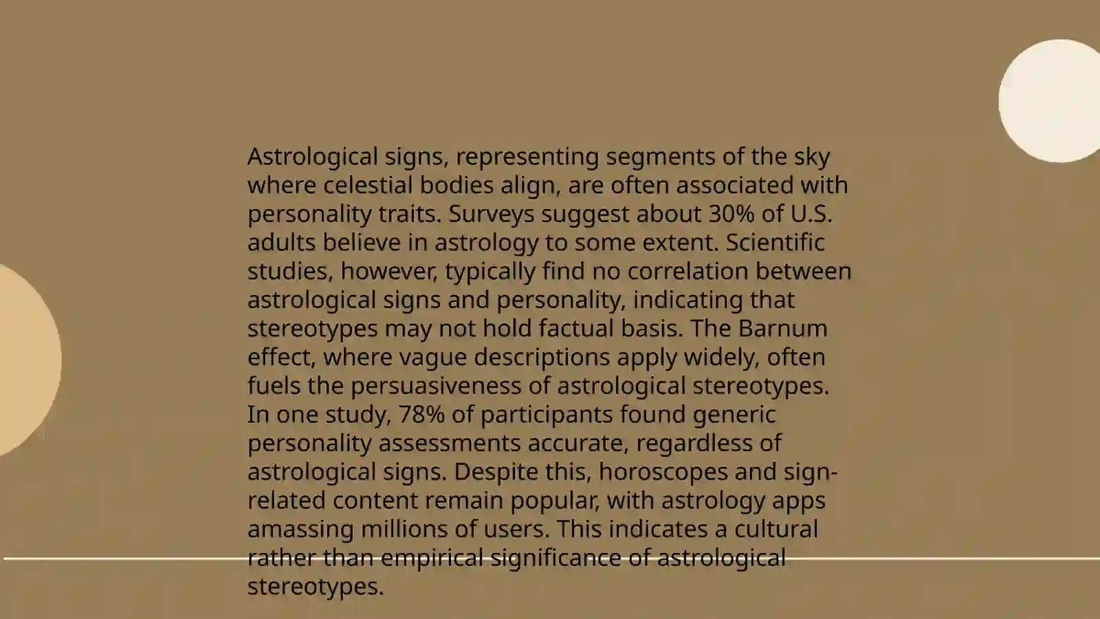 Horoscopic and stereotypes 4