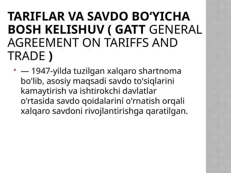 JAHON SAVDO TASHKILOTI 4