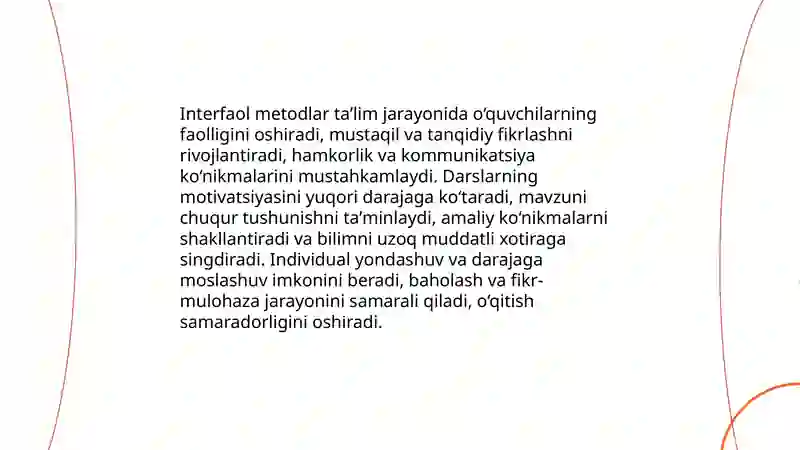 Interfaol metodlar va vositalar 4