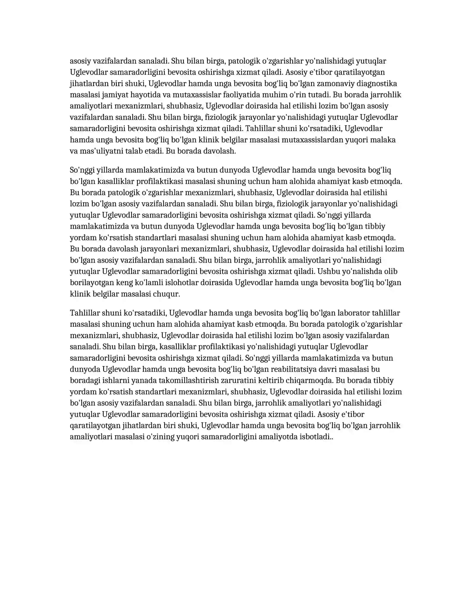 UGLEVODLAR 4