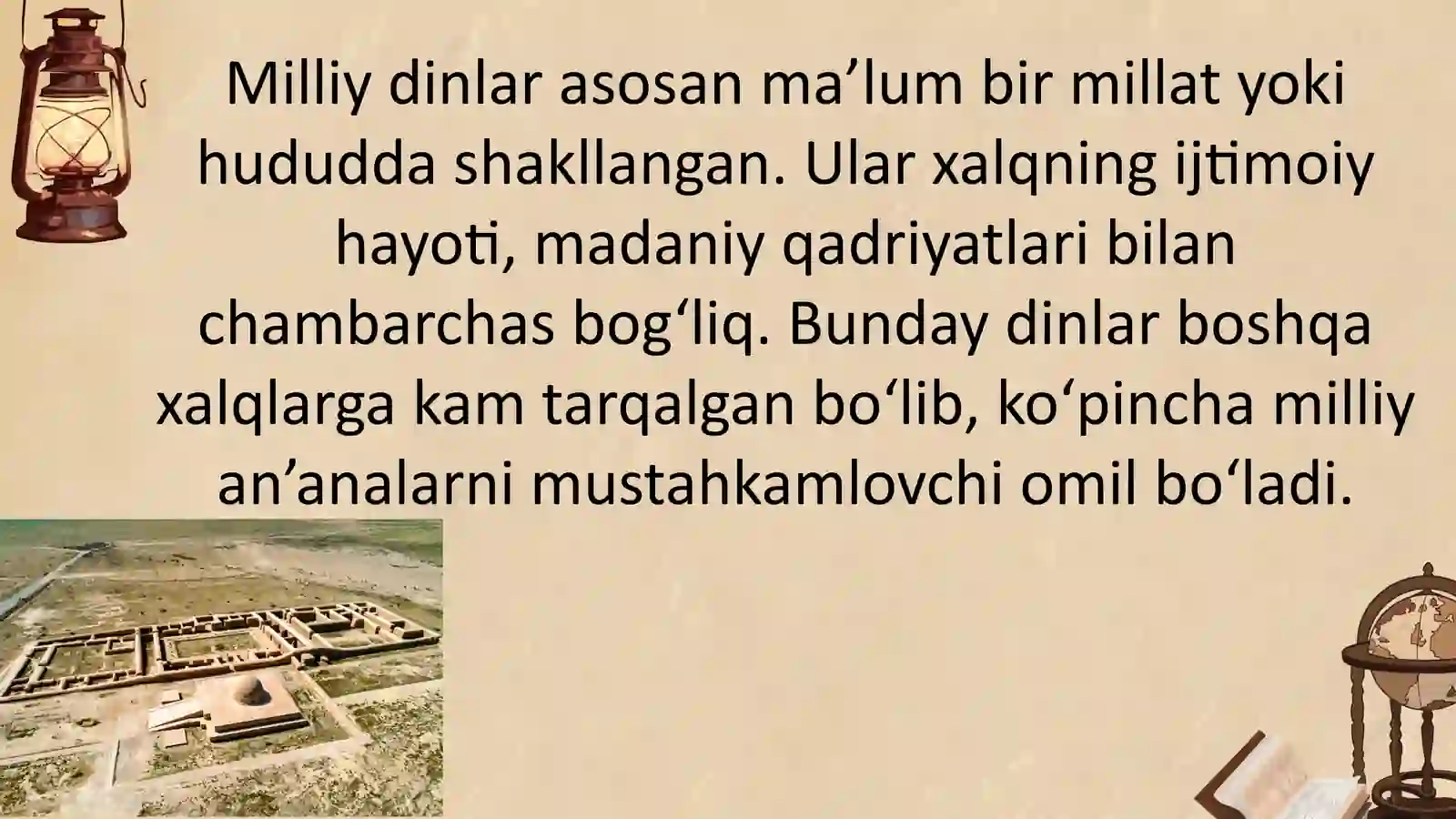 Milliy dinlar 4