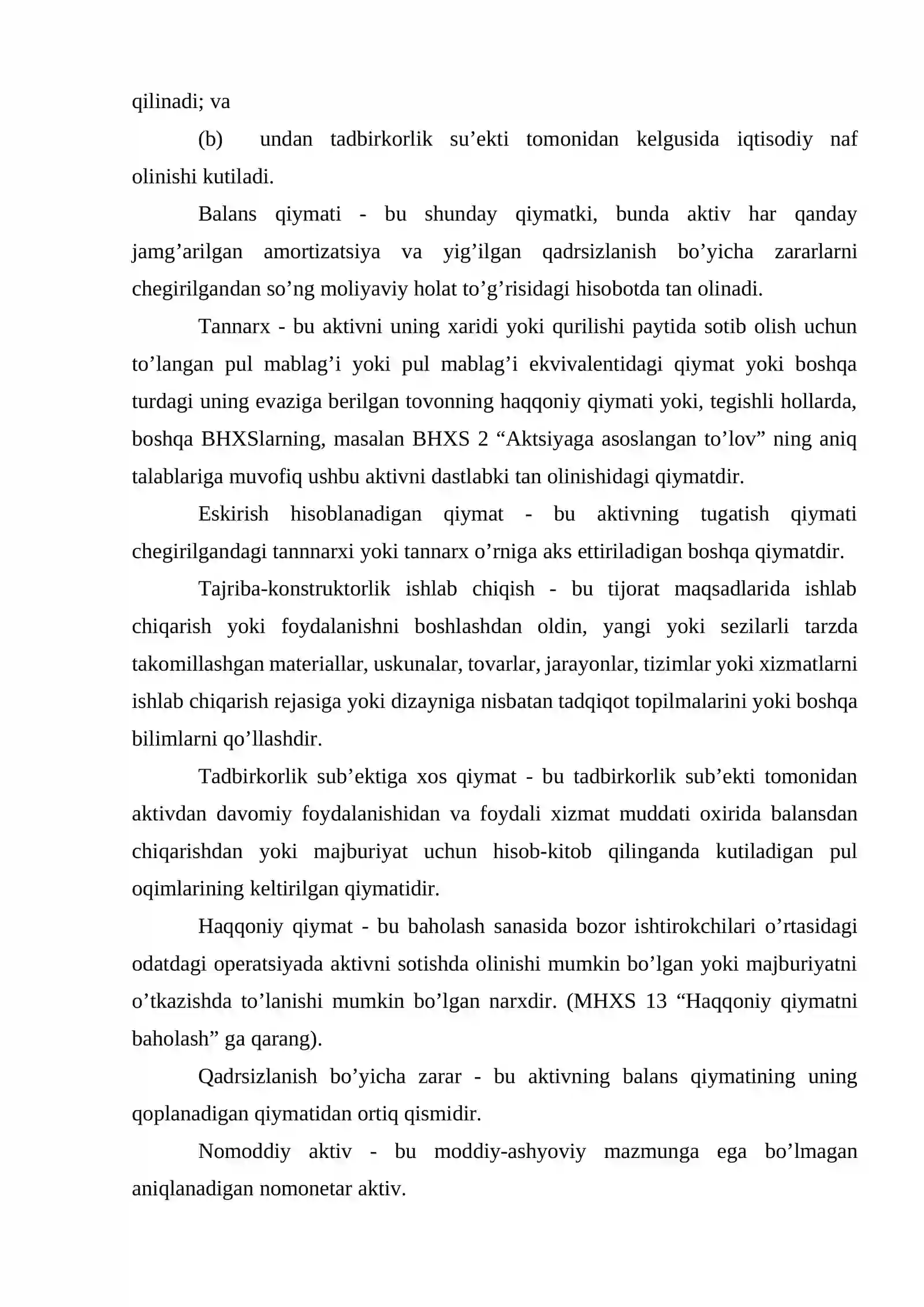 Nomoddiy aktivlar hisobi 4