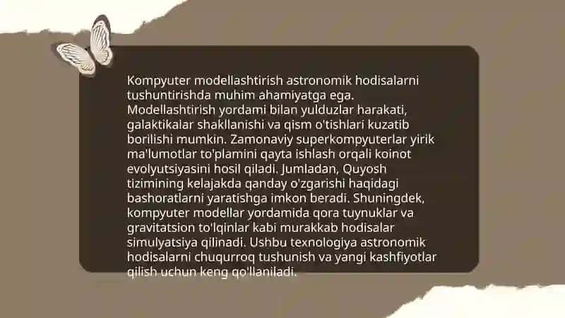 Astronomiya òqitishda zamonaviy kompyuter va dasturiy mahsulotlardan foydalanish usullari 4