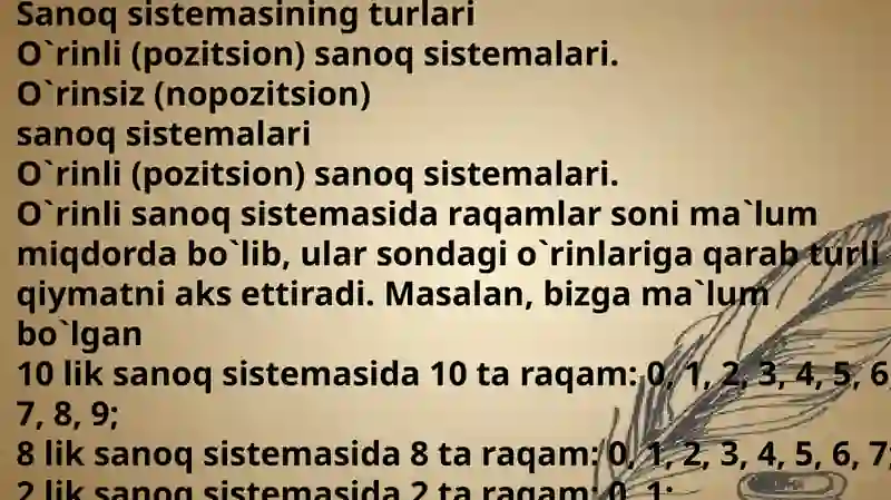 Matematika oʻqish savodxonligi va unioʻqitish metodikasi 4