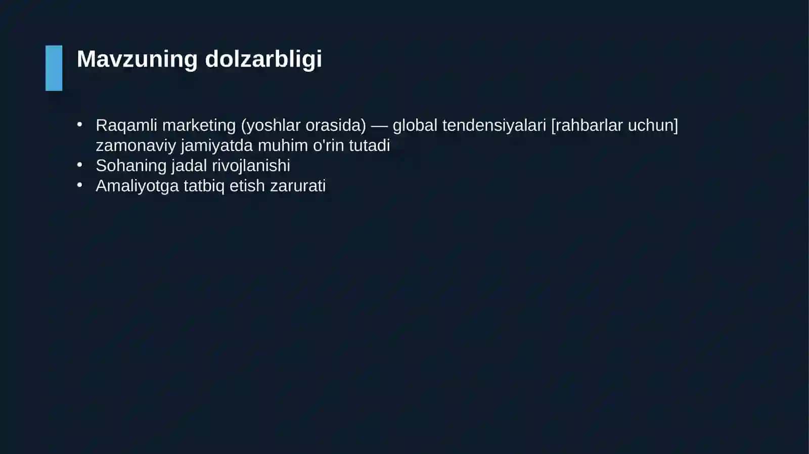 Raqamli marketing (yoshlar orasida) — global tendensiyalari [rahbarlar uchun] 4