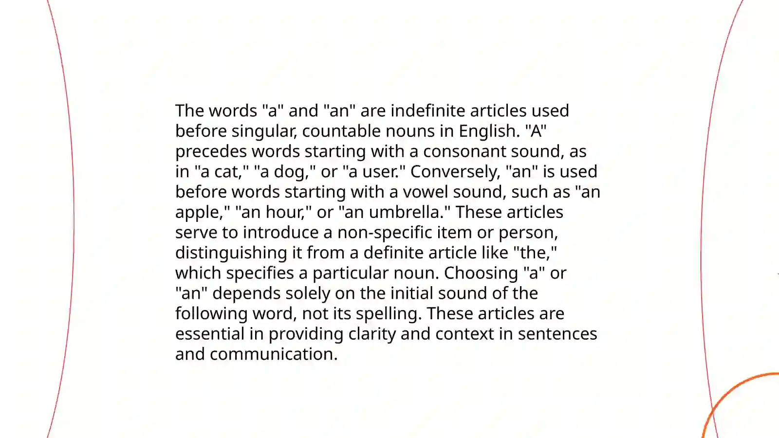 A and An Articles 4