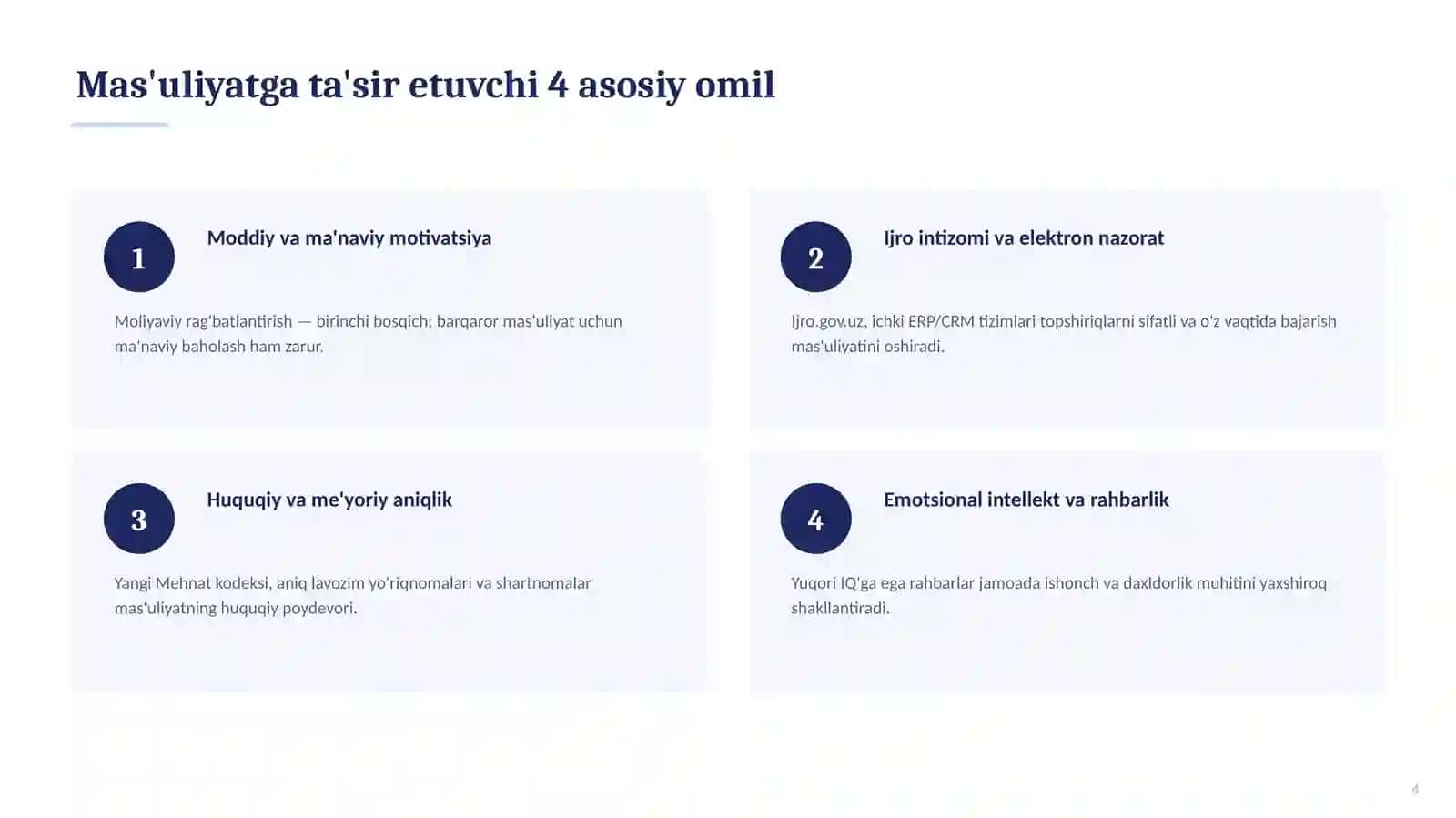 Xodimlarda mas'uliyat tushunchasi 4