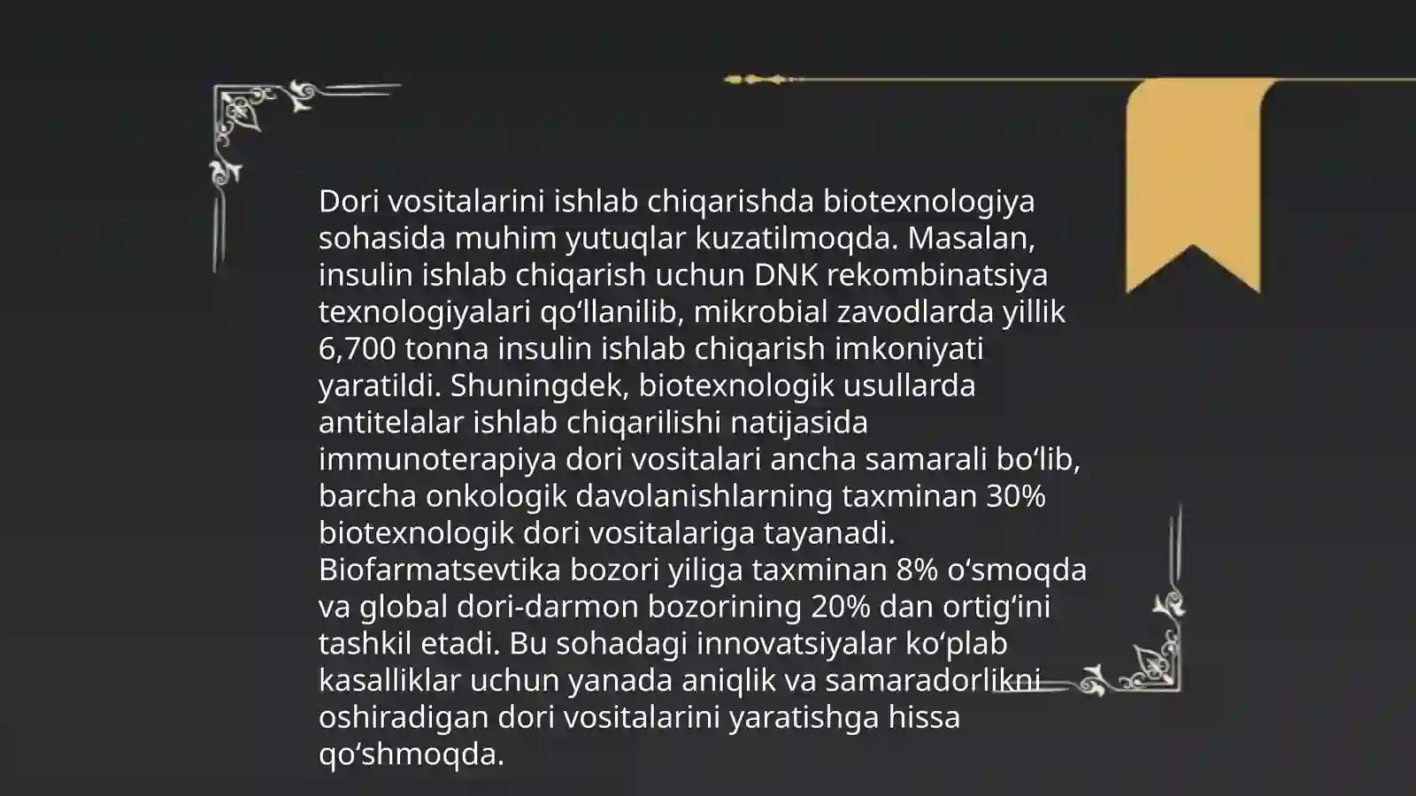Genetik injeneriya. Gen-injenerlik va biotexnologik texnologiyalarni stomatologiyada qo‘llanilishi 4