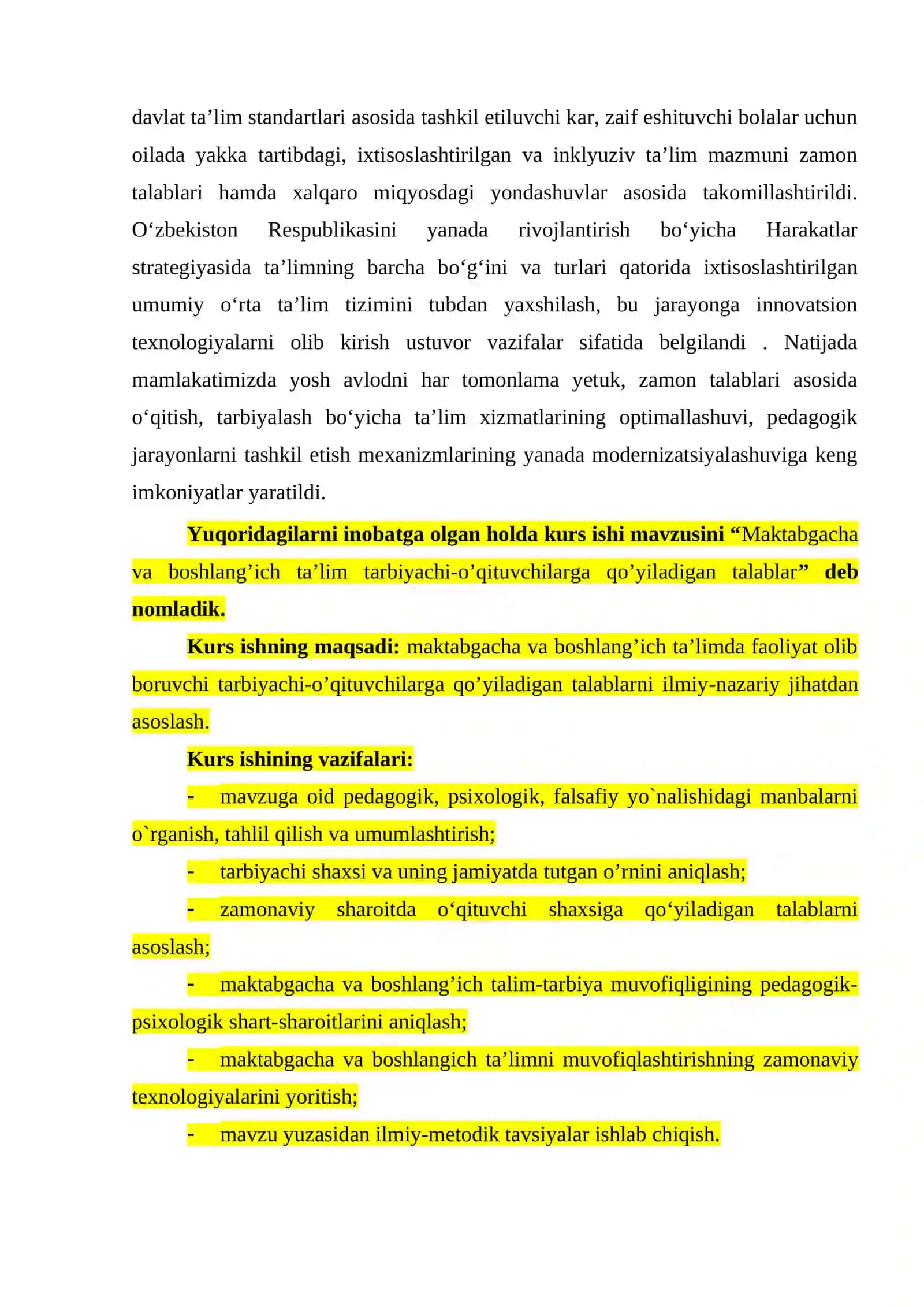 OZBEKISTONDA INKLYUZIV TALIMGA  MUHTOJ BOLGAN BOLALAR BILAN ISHLASH 4