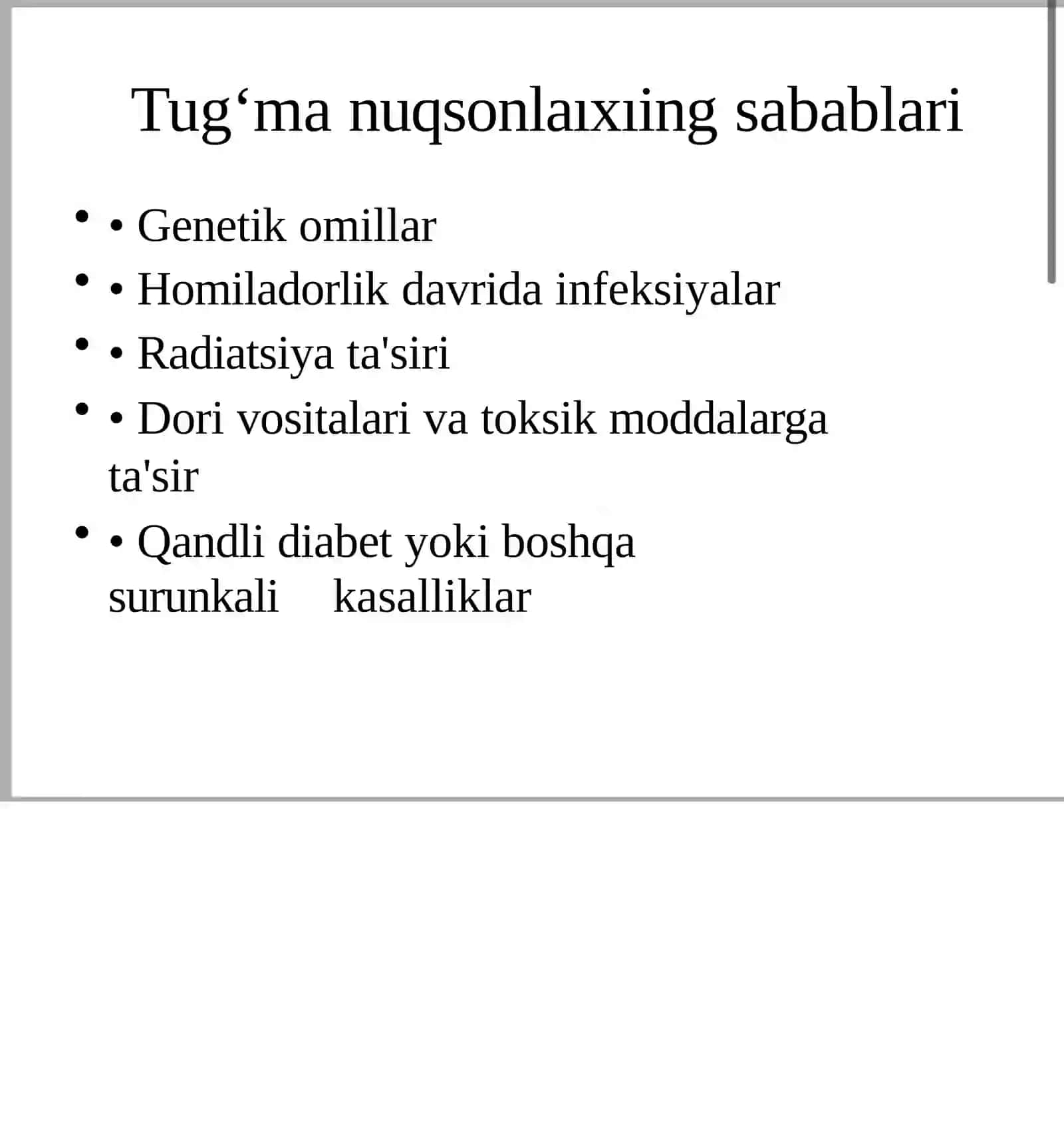 Buyrak tug‘ma nuqsonlari 4