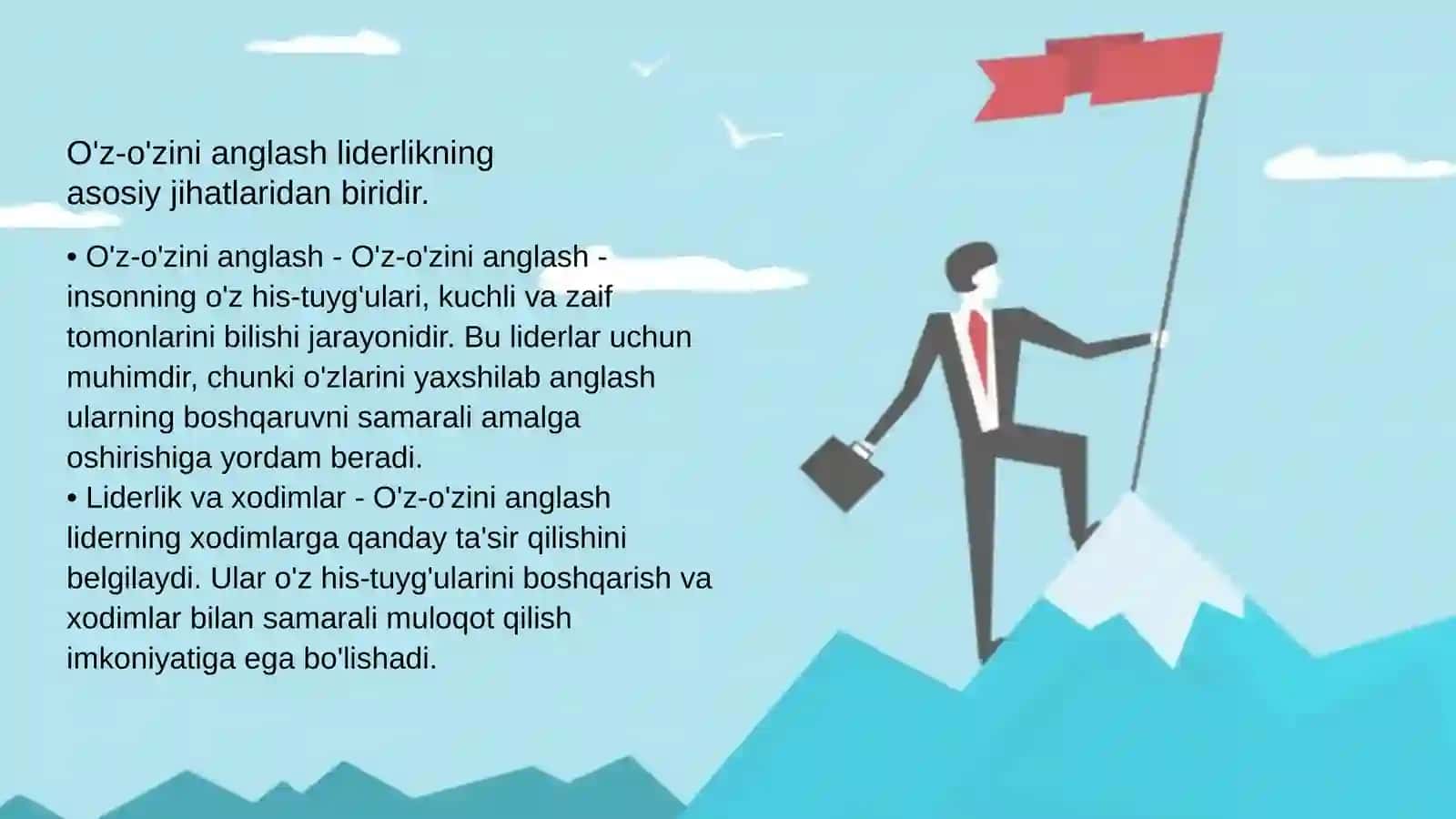 Shaxsdagi liderlik qobiliyatini shakllantirish va rivojlantirish 4