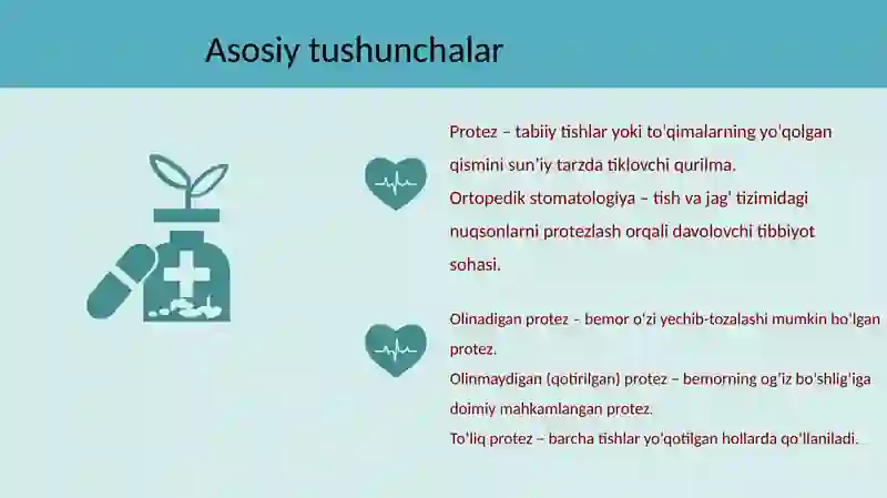 Protezlash. protez turlari 4