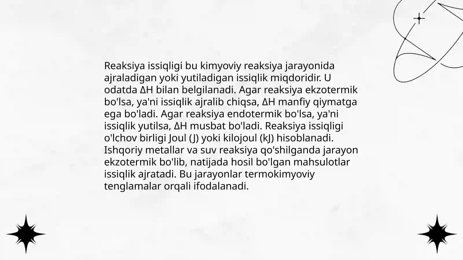 Kimyoviy reaksiyalarning energetikasi 4