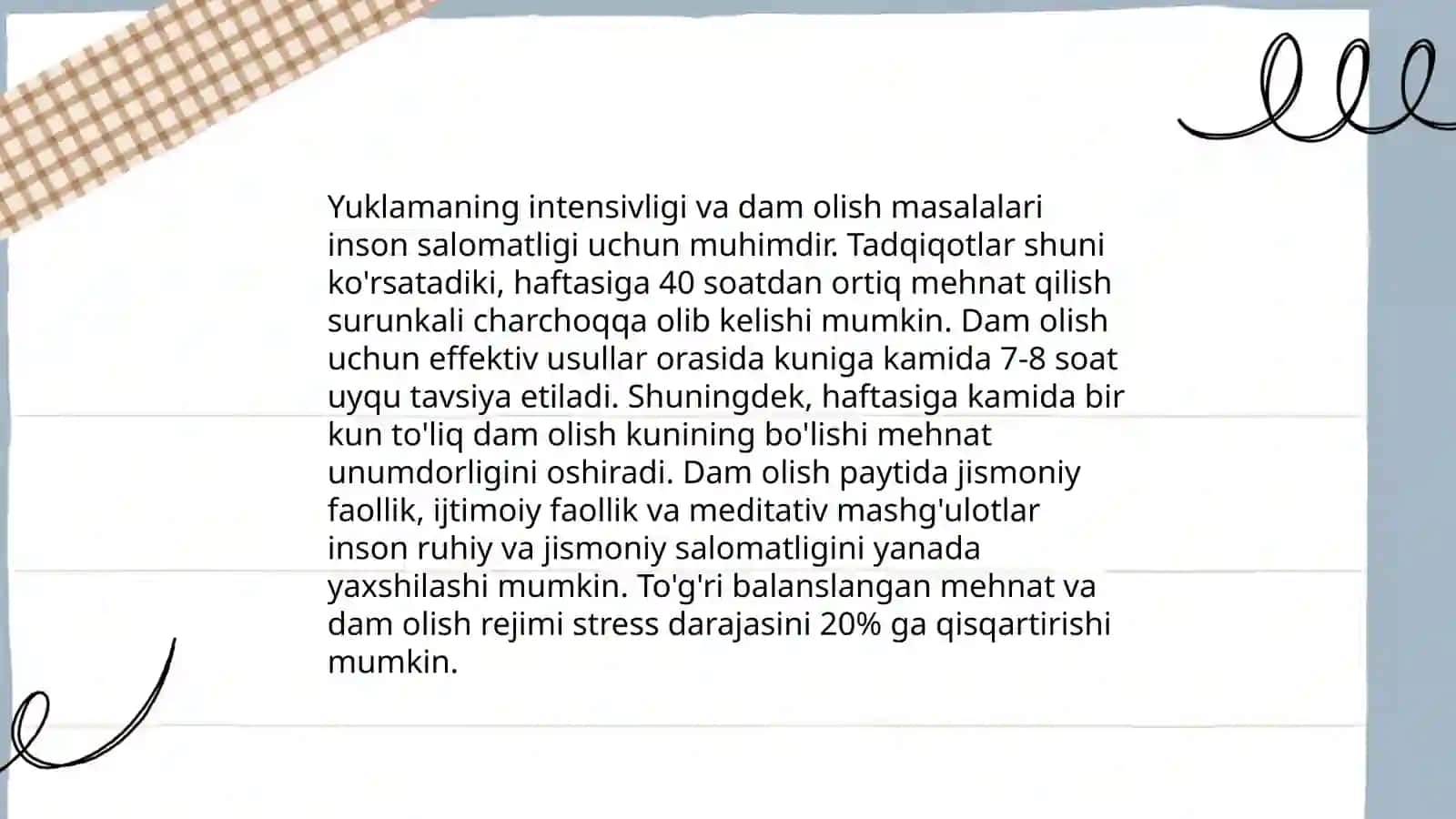 Jismoniy mashqlarni bajarishda yuklama va dam olishning o‘zaro bog‘liqligi 4