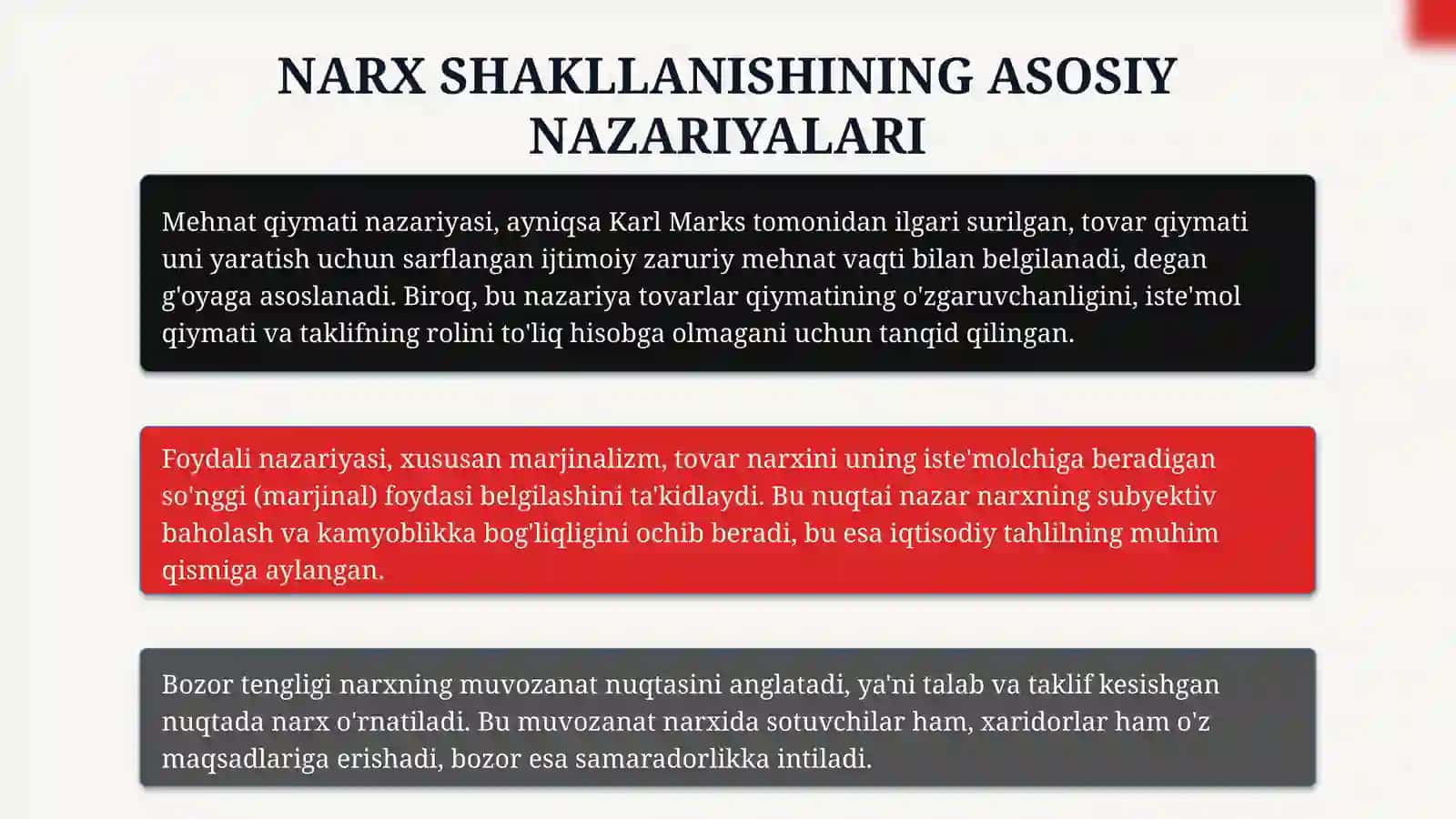 Narx va uning shakllanishi 4