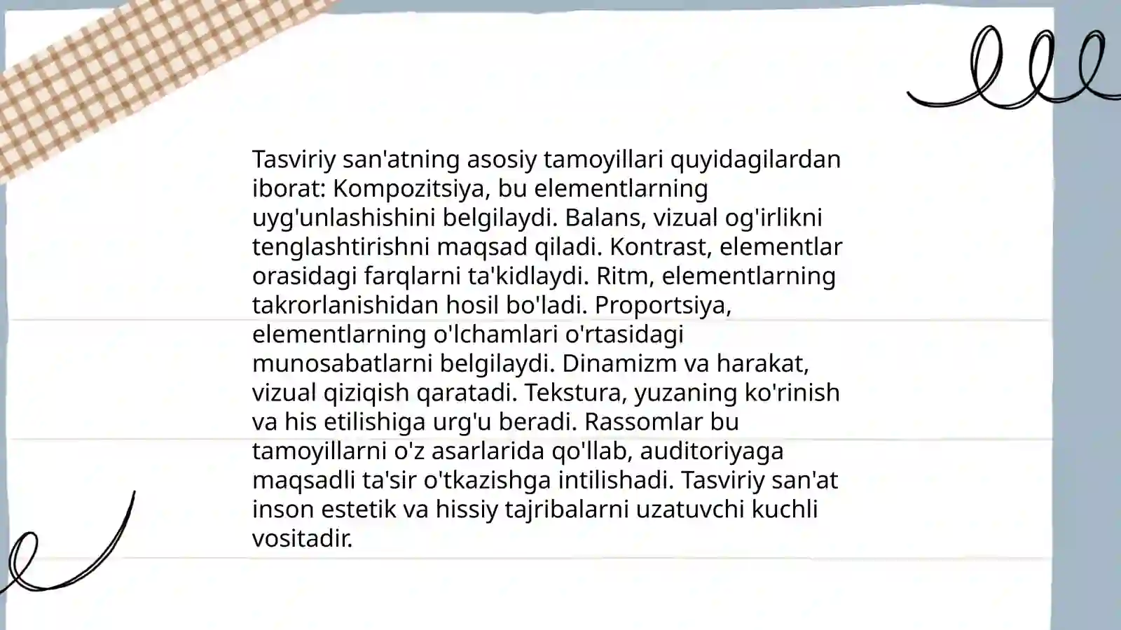 Mustaqil tasviriy faoliyatning mazmuni va unga rahbarlik qilish 4