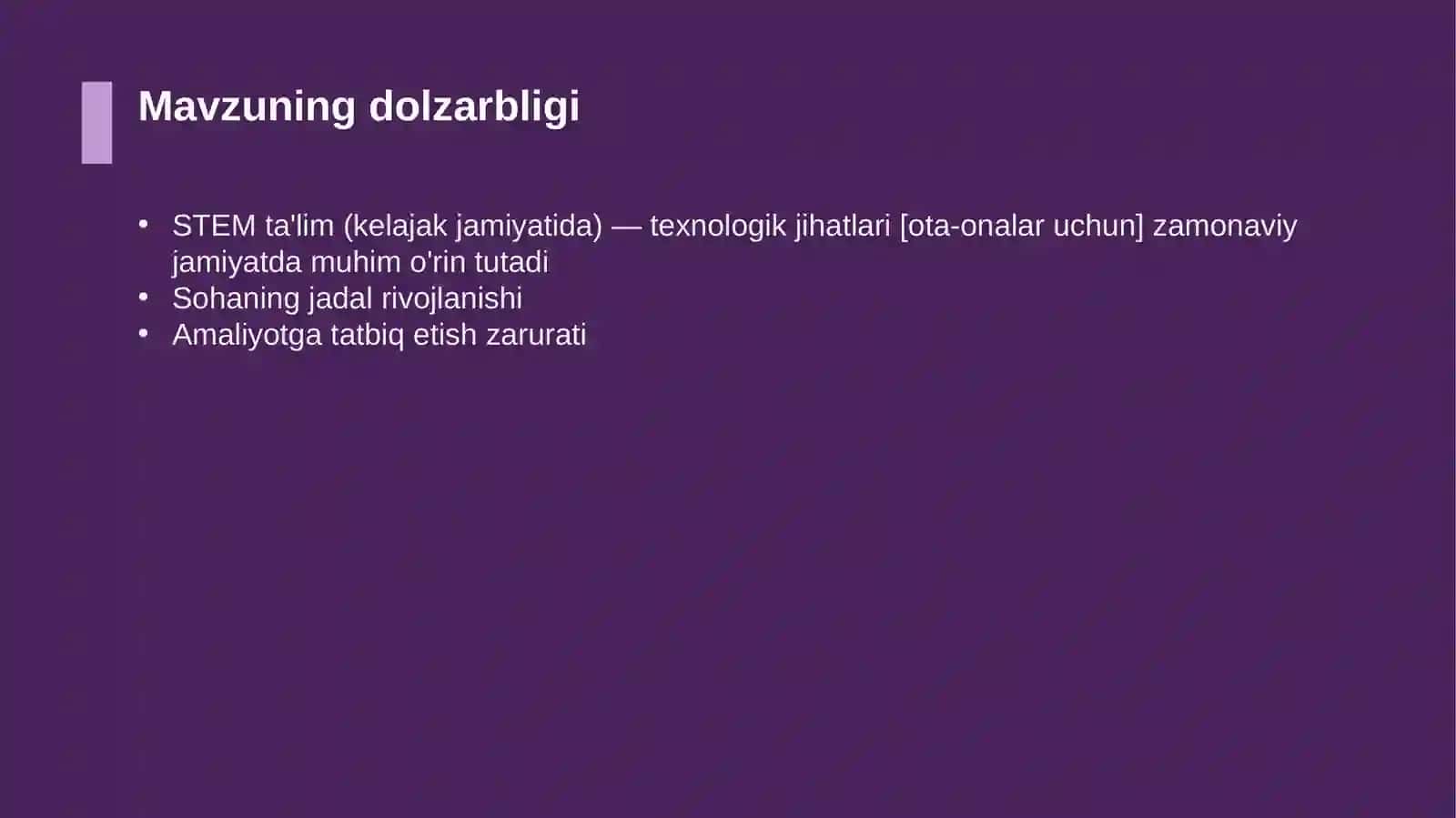 STEM ta'lim (kelajak jamiyatida) — texnologik jihatlari [ota-onalar uchun] 4