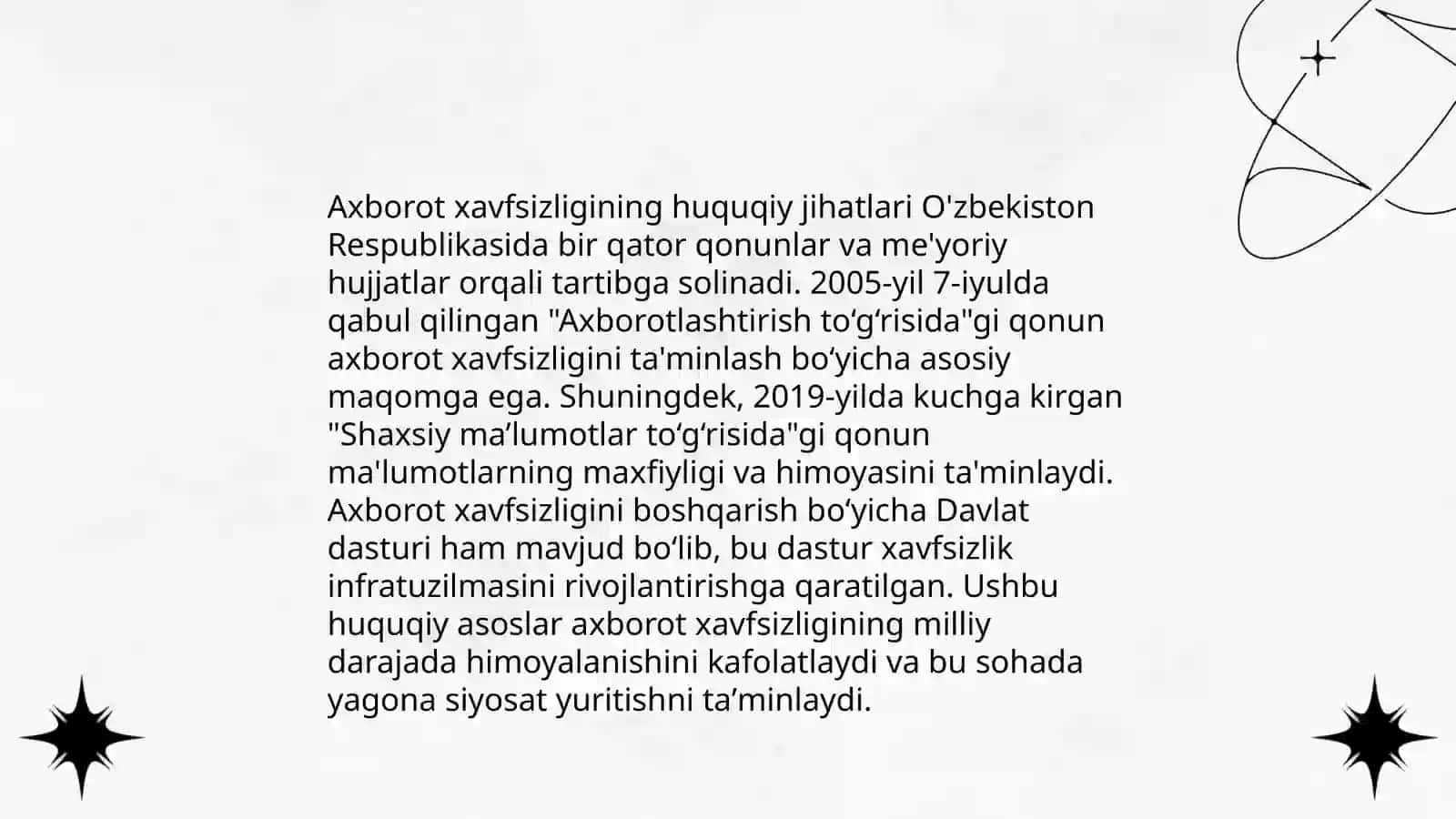 Axborot xavfsizligini taʼminlashning gʻoyaviy-nazariy asoslari 4