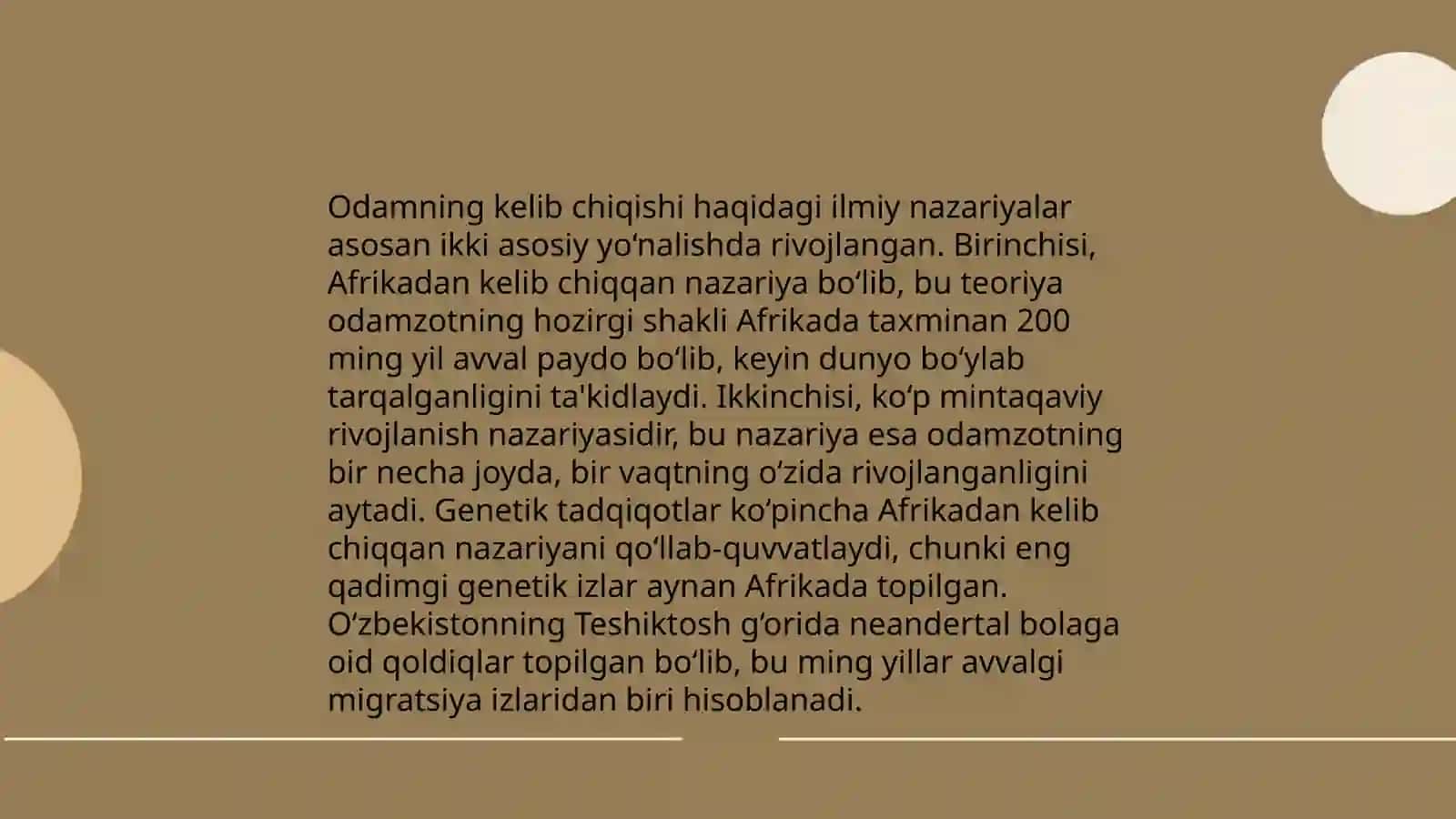 Odamlar biologiyasining rivojlanishi 4