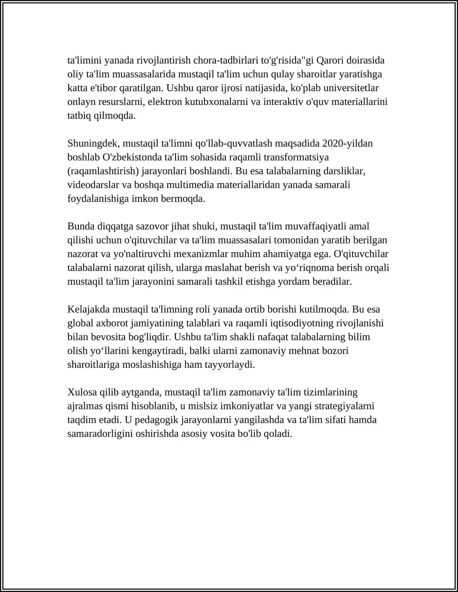 MUSTAQIL TAʼLIM TEXNOLOGIYALARINING DIDAKTIK MOHIYATI 4
