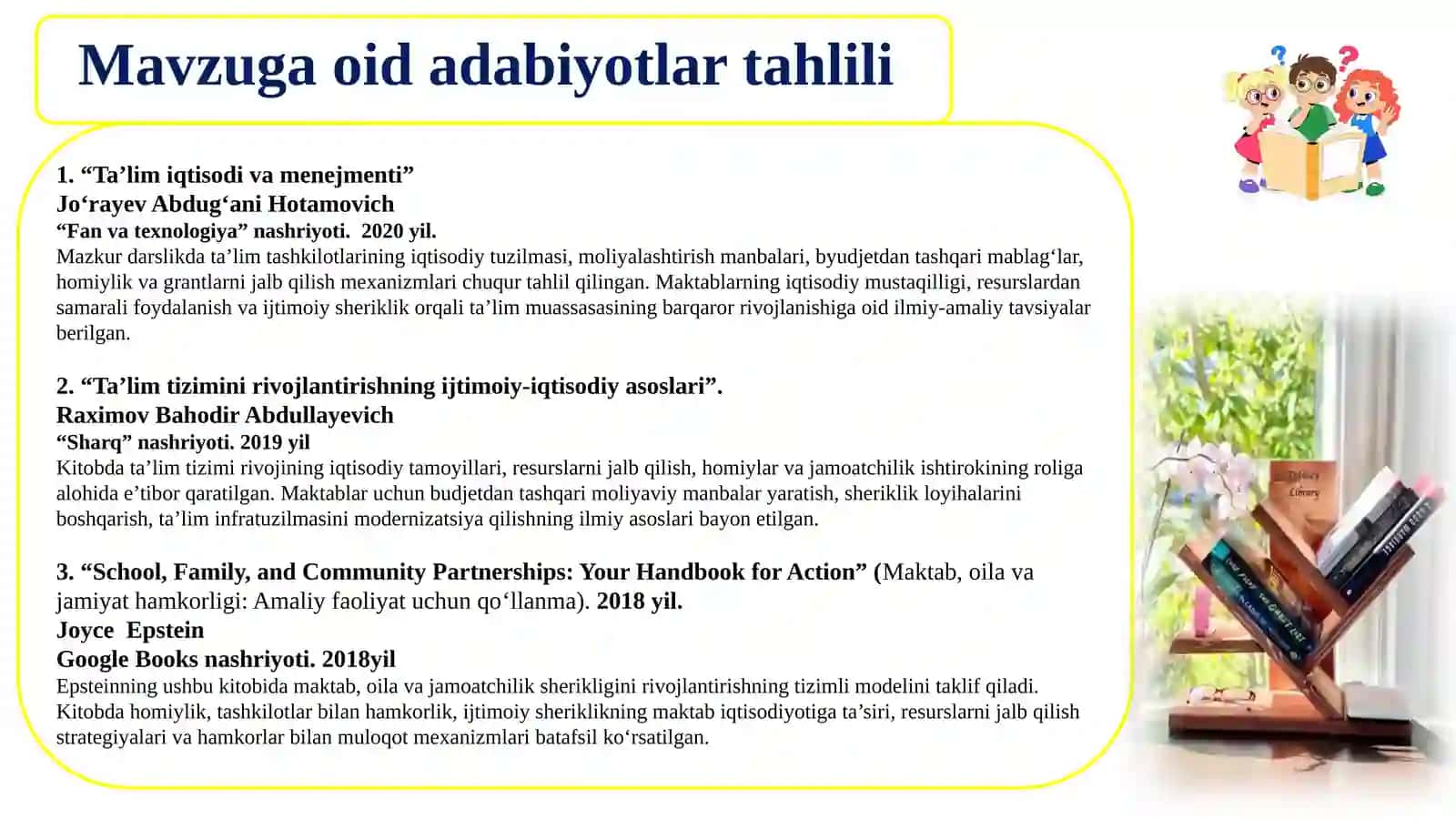 Maktabning iqtisodi yrivojlanishi 4