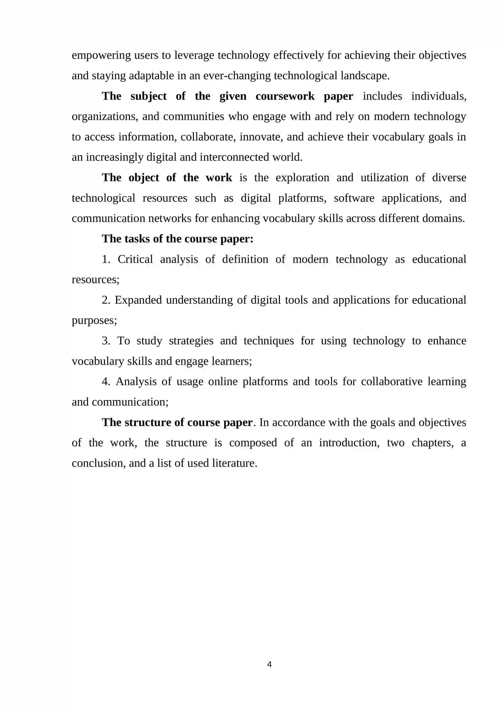 Using innovative technologies in project method of teaching foreign language 4